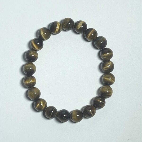 Tiger Eye Crystal Bracelet 8mm - Image 3