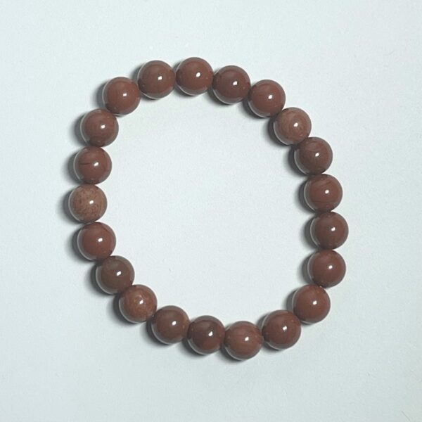 Red Jasper Crystal Bracelet 8mm - Image 2