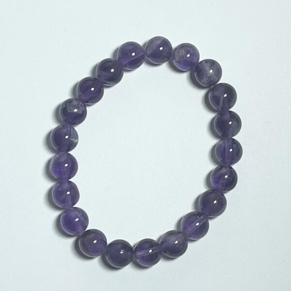 Amethyst Crystal Bracelet 8mm - Image 2