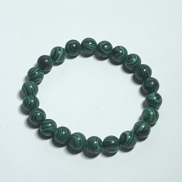 Malachite Crystal Bracelet 8mm - Image 2