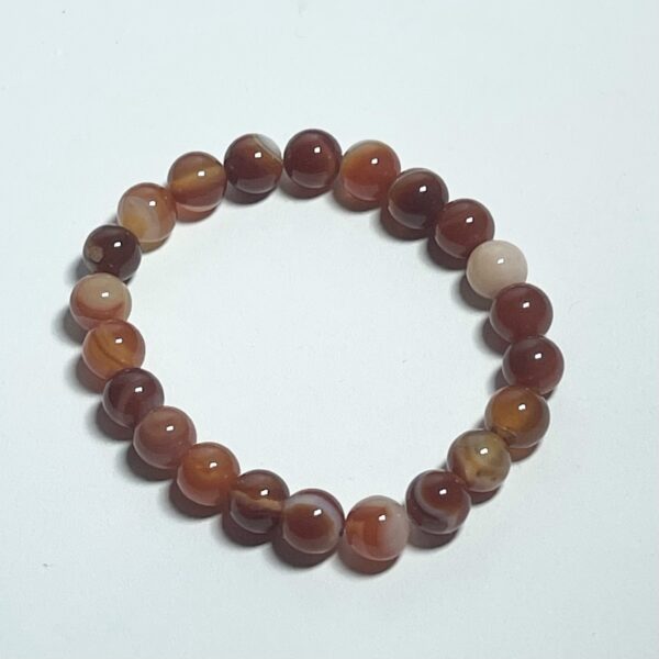 Carnelian Crystal Bracelet 8mm - Image 2