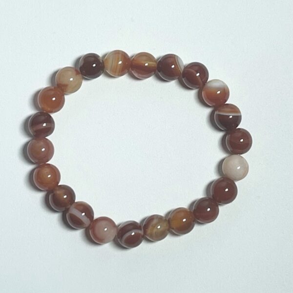 Carnelian Crystal Bracelet 8mm - Image 3